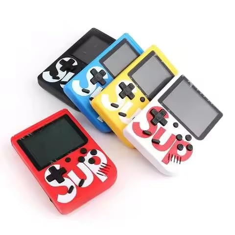 400 in 1 Sup Video Games Portable, Led Screen and USB Rechargeable, Handheld Console, Classic Retro Game Box Toy for Kids Boys & Girls (Multi Color ,1 pcs)