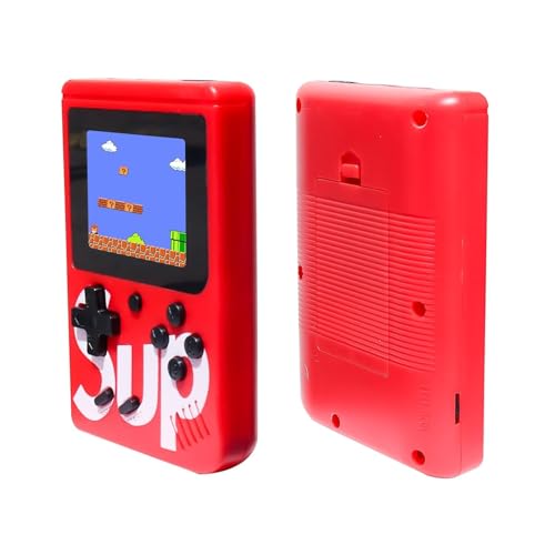 400 in 1 Sup Video Games Portable, Led Screen and USB Rechargeable, Handheld Console, Classic Retro Game Box Toy for Kids Boys & Girls (Multi Color ,1 pcs)