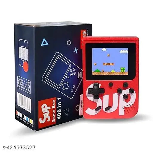 400 in 1 Sup Video Games Portable, Led Screen and USB Rechargeable, Handheld Console, Classic Retro Game Box Toy for Kids Boys & Girls (Multi Color ,1 pcs)